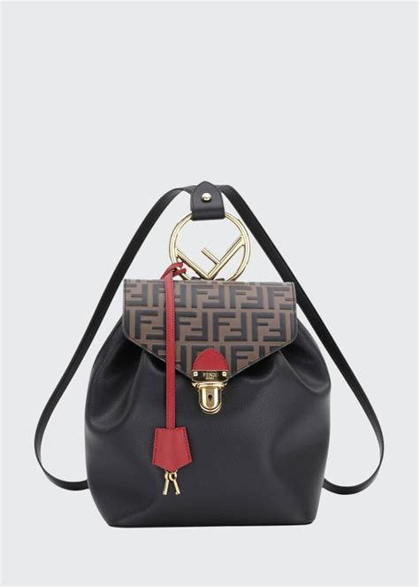 Fendi Cruise FF Embossed Calf Backpack 